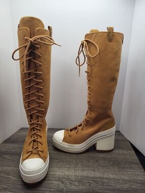 CONVERSE Chuck 70 De Luxe Heel XX Platform High Western A15660C Women's Sz 8 New